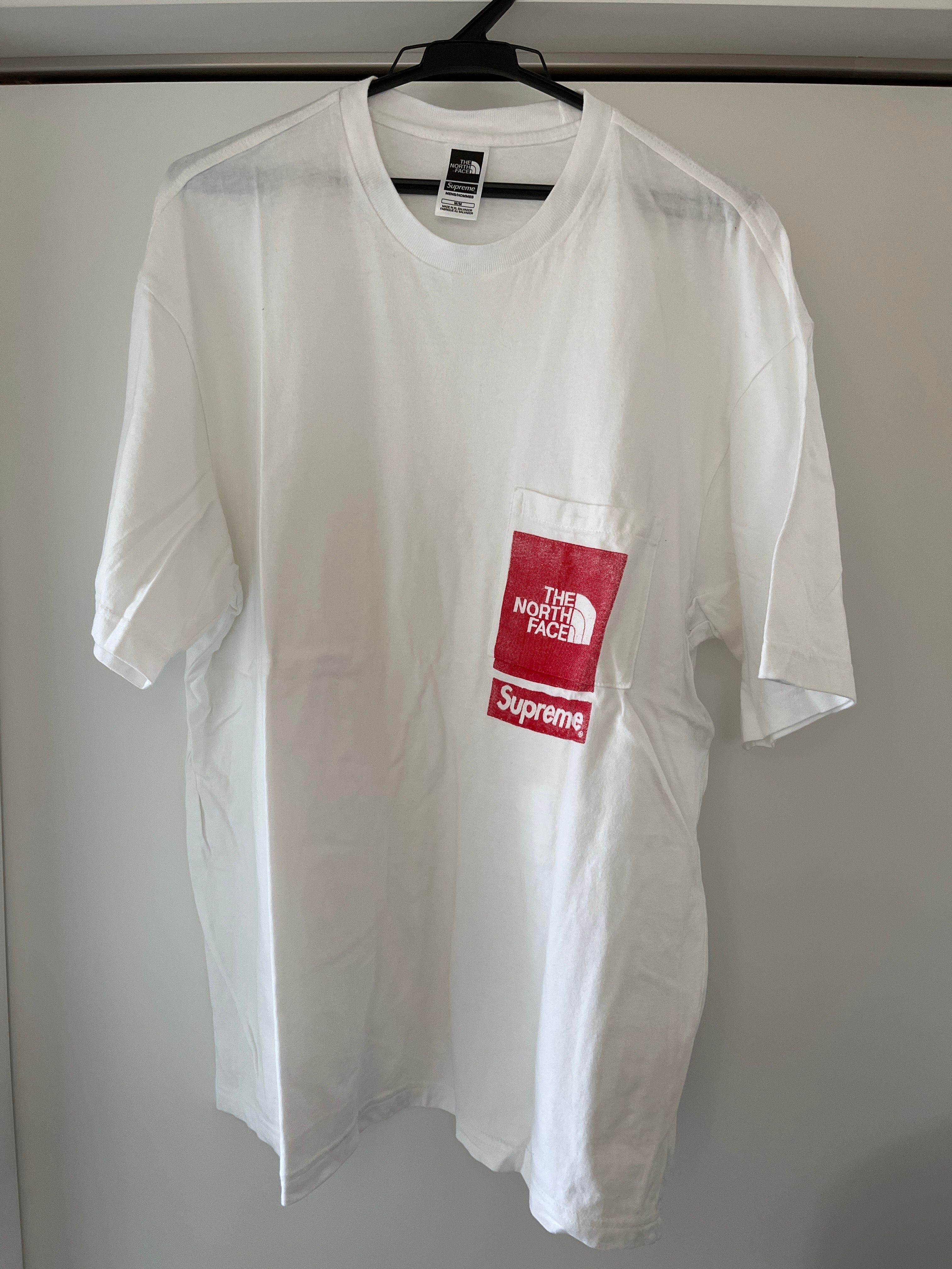 Supreme x The North Face Printed Pocket Tee "White"