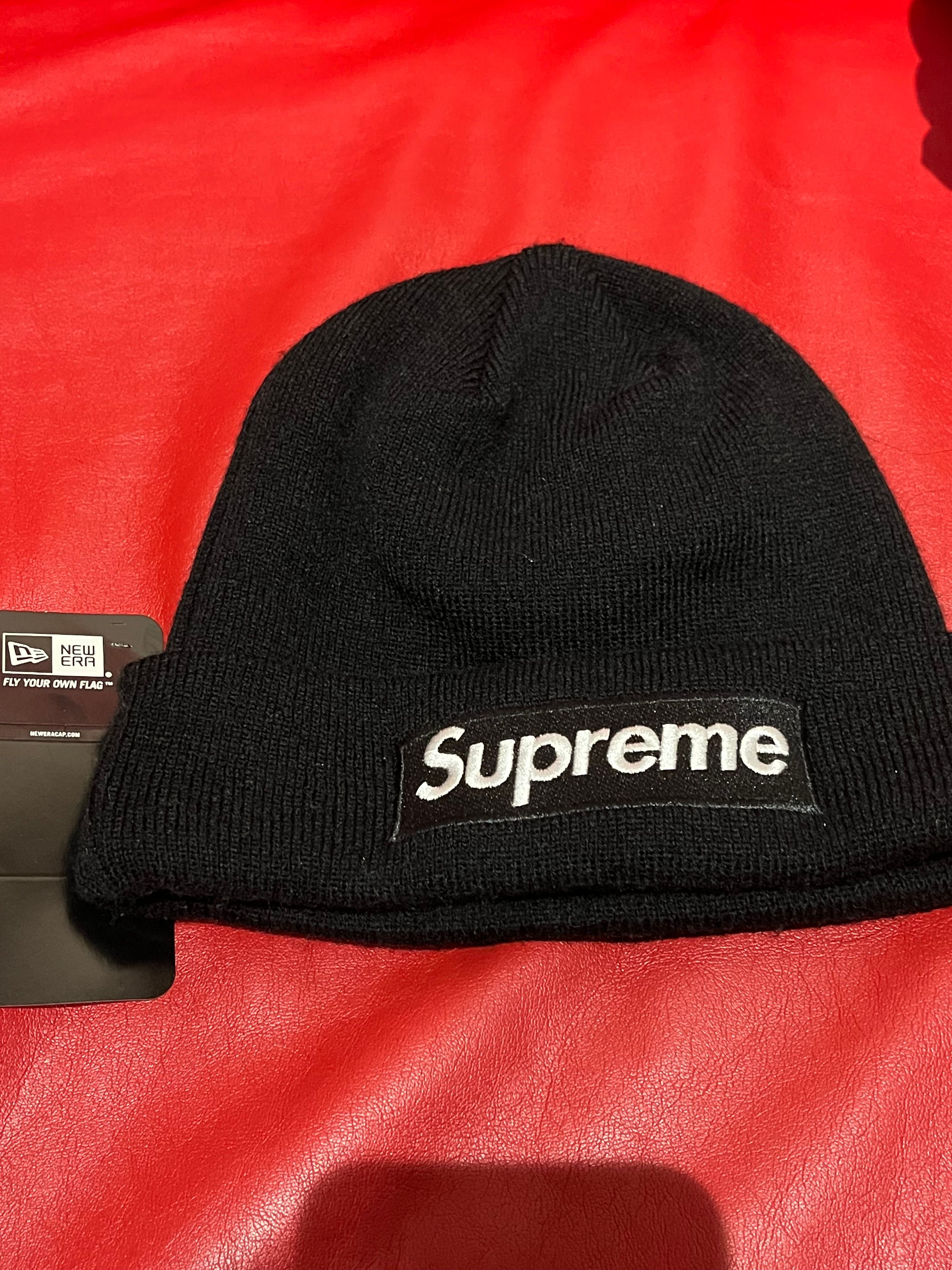 Supreme 16FW New Era Box Logo Beanie "Black"