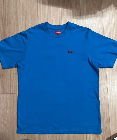 Supreme Small Box Tee "Bright Blue"(Made in Vietnam)(22SS)