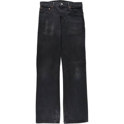古着 リーバイス Levi's 517 ブラックデニム ブーツカットデニムパンツ メンズw32相当/rab182010