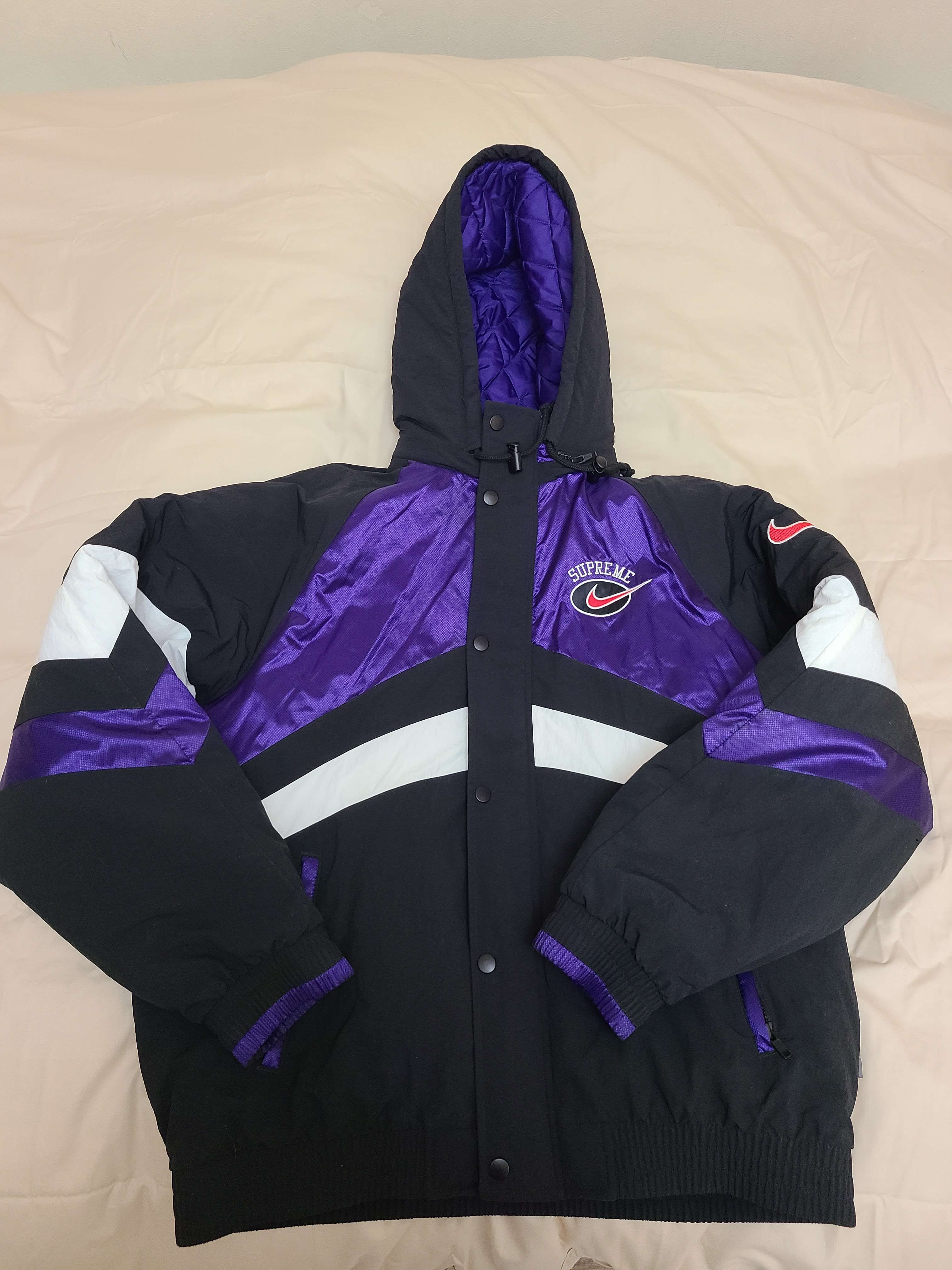 Supreme / Nike Hooded Sport Jacket "Purple"