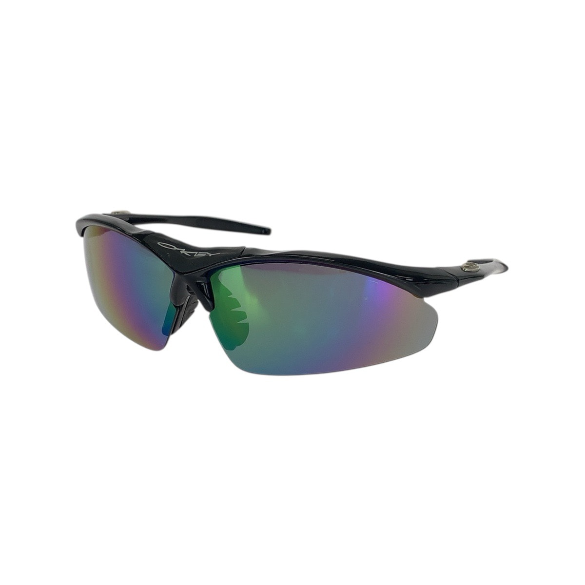 OAKLEY オークリー ブラック 黒 シルバー金具 プラスチック サングラス スクエア 506042 【中古】