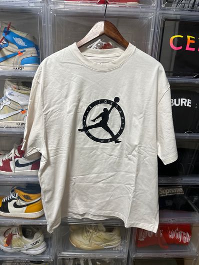Air Jordan Off-WhiteTM️ Short Sleeve T-shrit "Gray"
