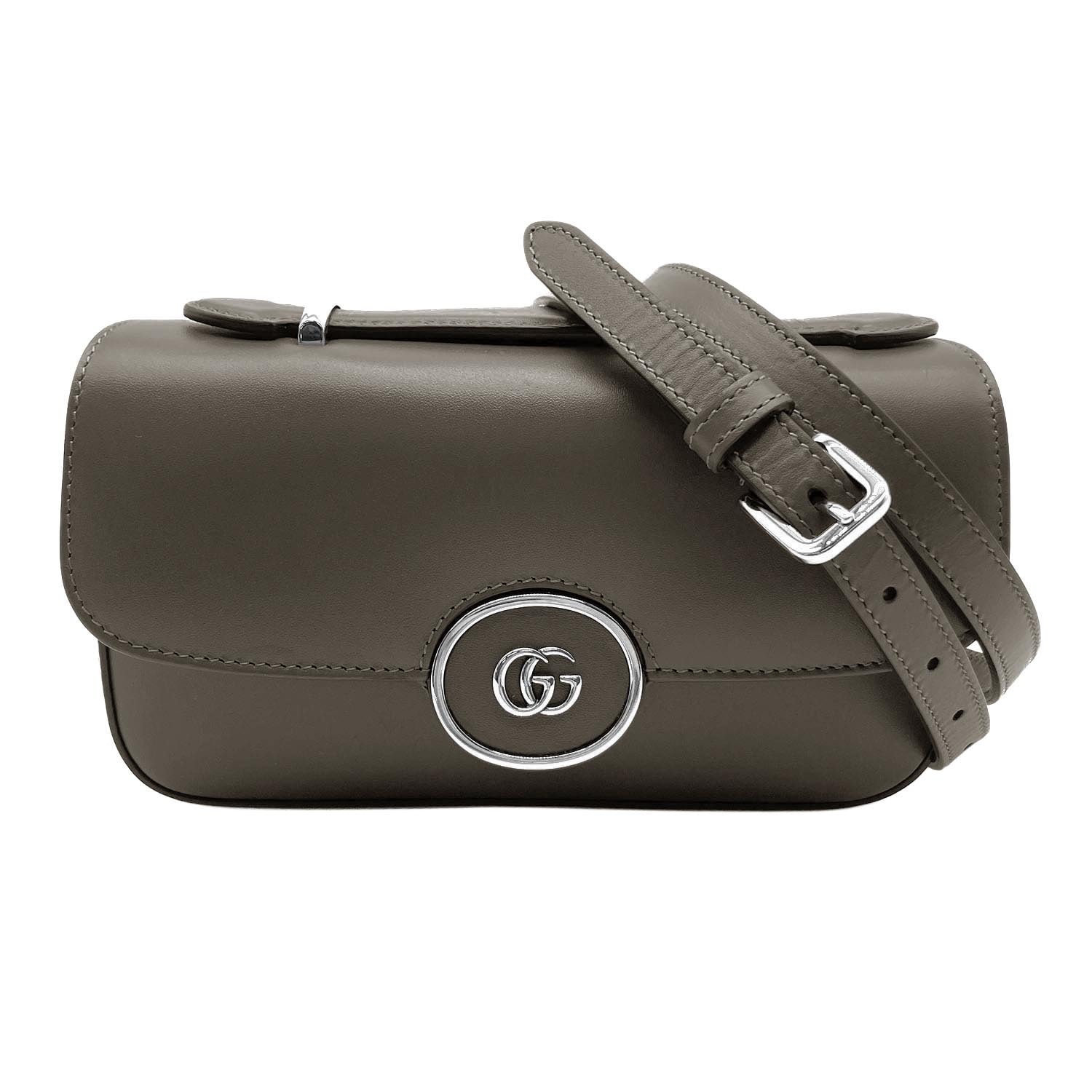 GUCCI グッチ ショルダーバッグ 2WAY ダブルG 739722 ブラウン レディース 【中古】