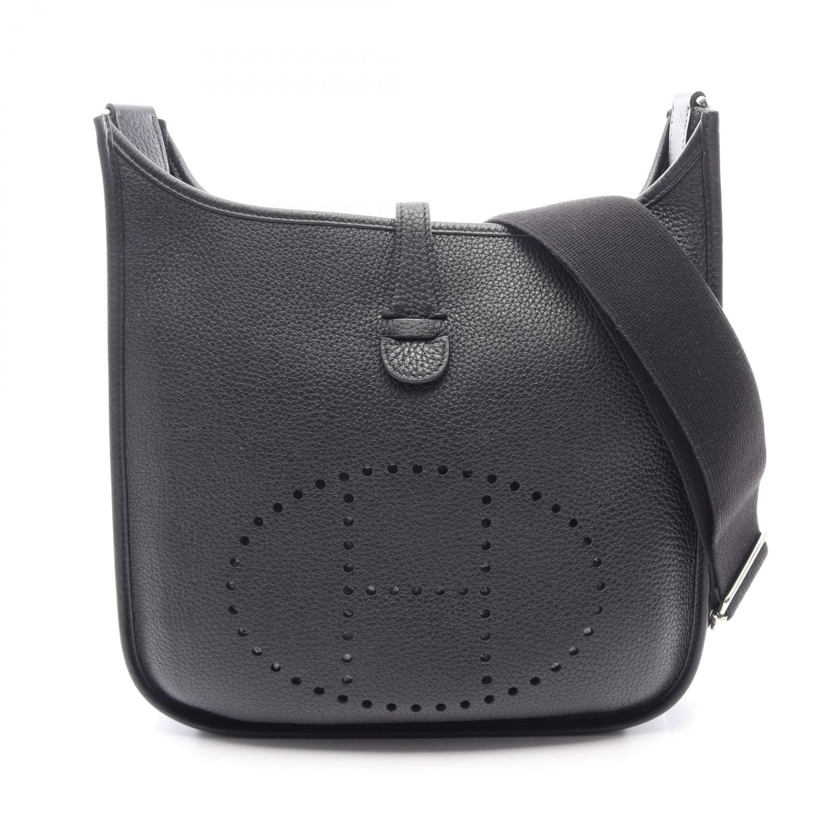 エルメス HERMES エヴリン 3 トロワ PM ショルダーバッグ バッグ レザー トリヨンクレマンス トリヨンクレマンス Z刻印(2021年製造) レディース ブラック系 【中古】