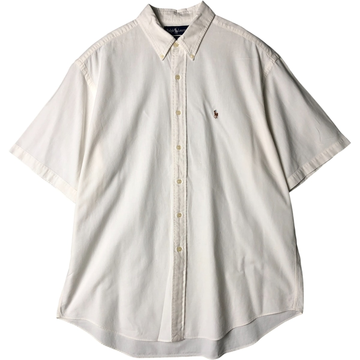 古着 ラルフローレン Ralph Lauren BLAIRE 半袖 ボタンダウンシャツ メンズXL相当/eaa578279