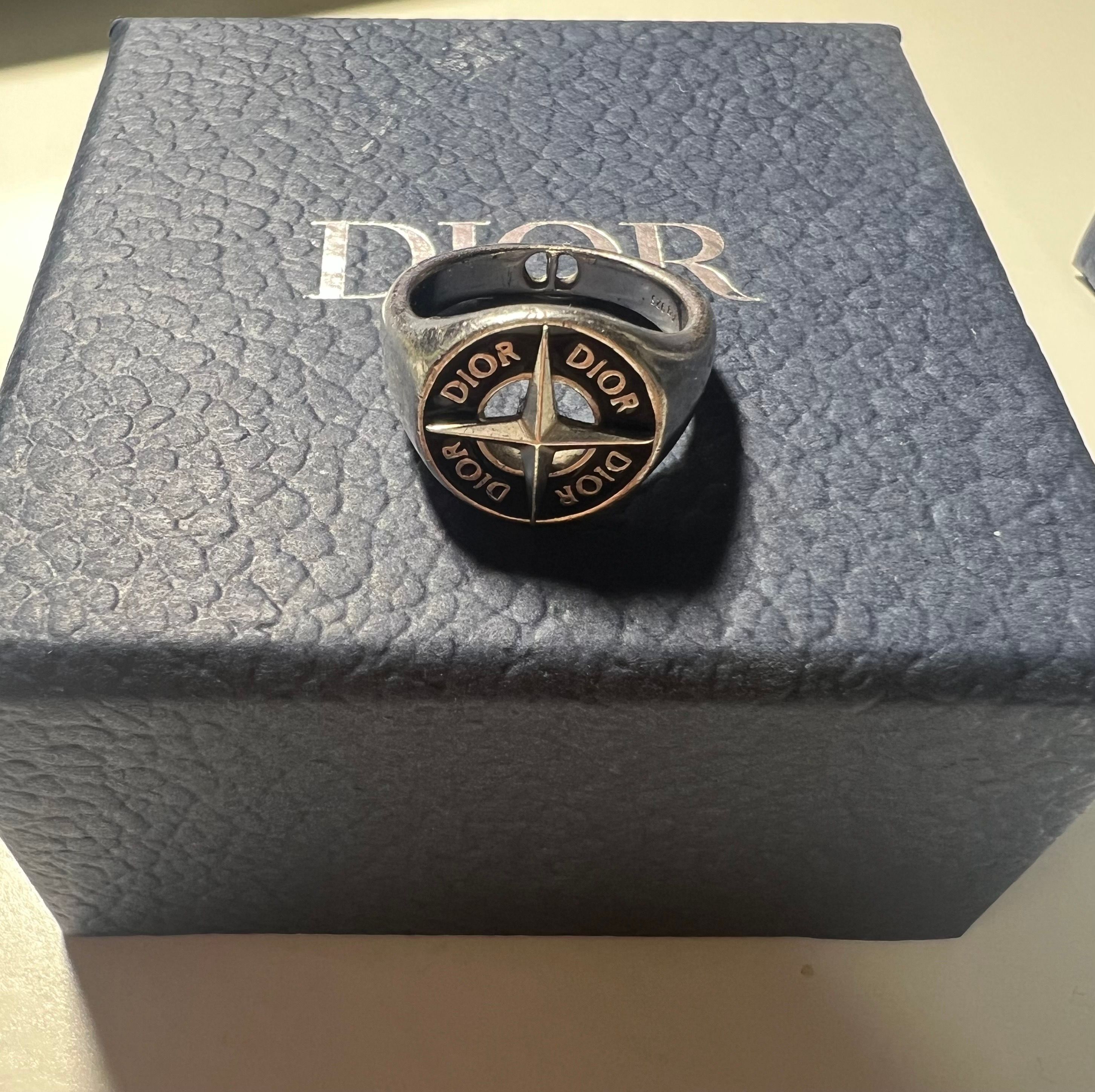 ディオール x ストーンアイランド シグネットリング レジン 