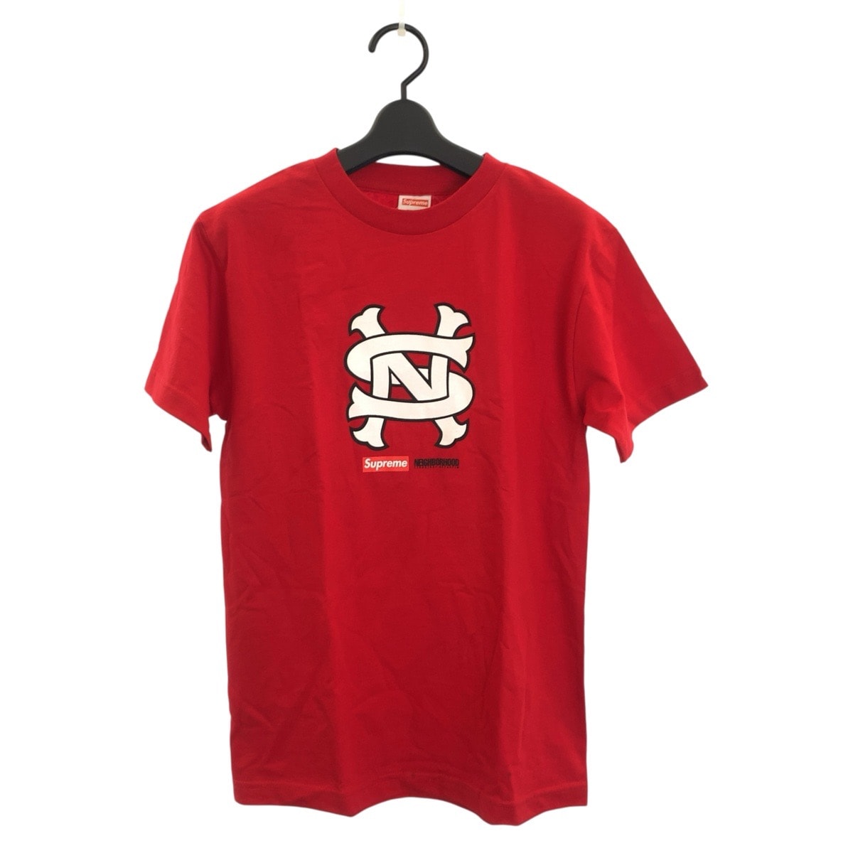 Supreme シュプリーム Neighborhood Tee Sサイズ レッド コットン 半袖Tシャツ 604461 【中古】