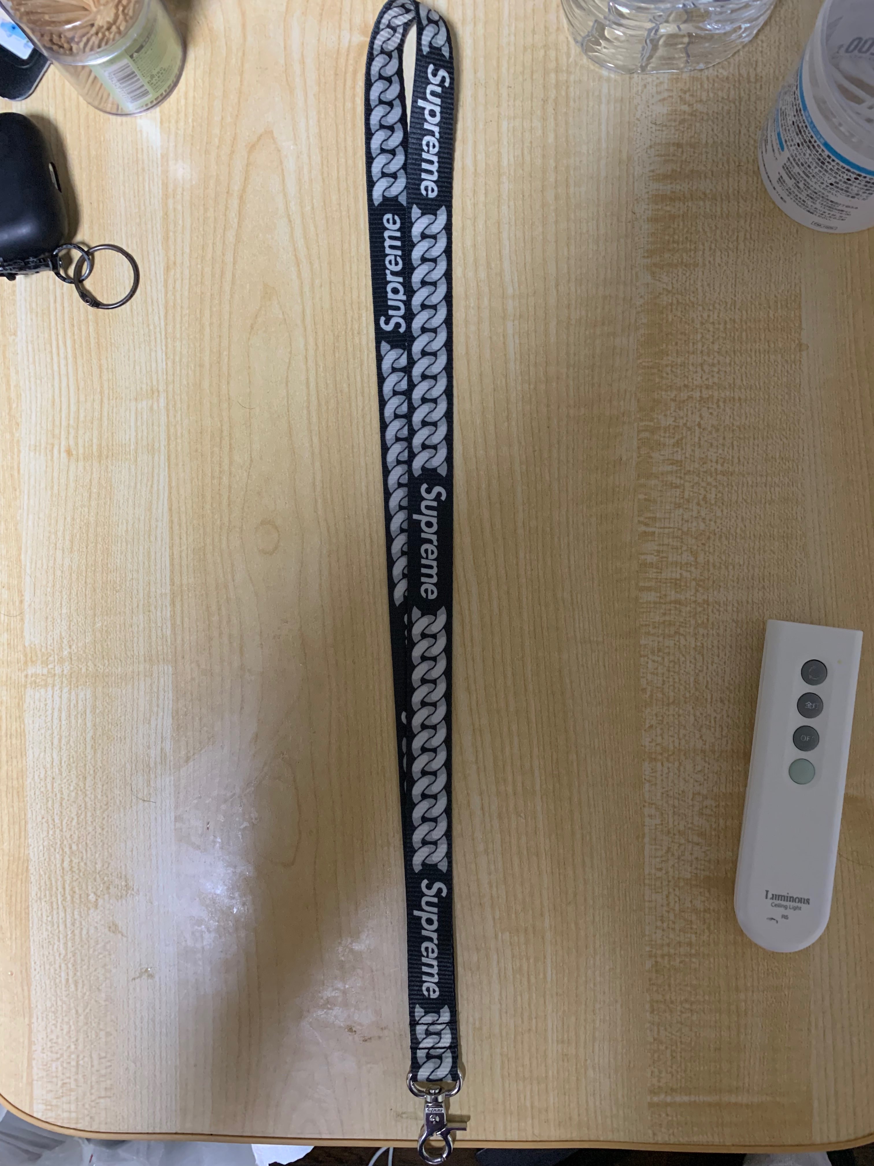 Supreme Cuban Links Lanyard "Black"