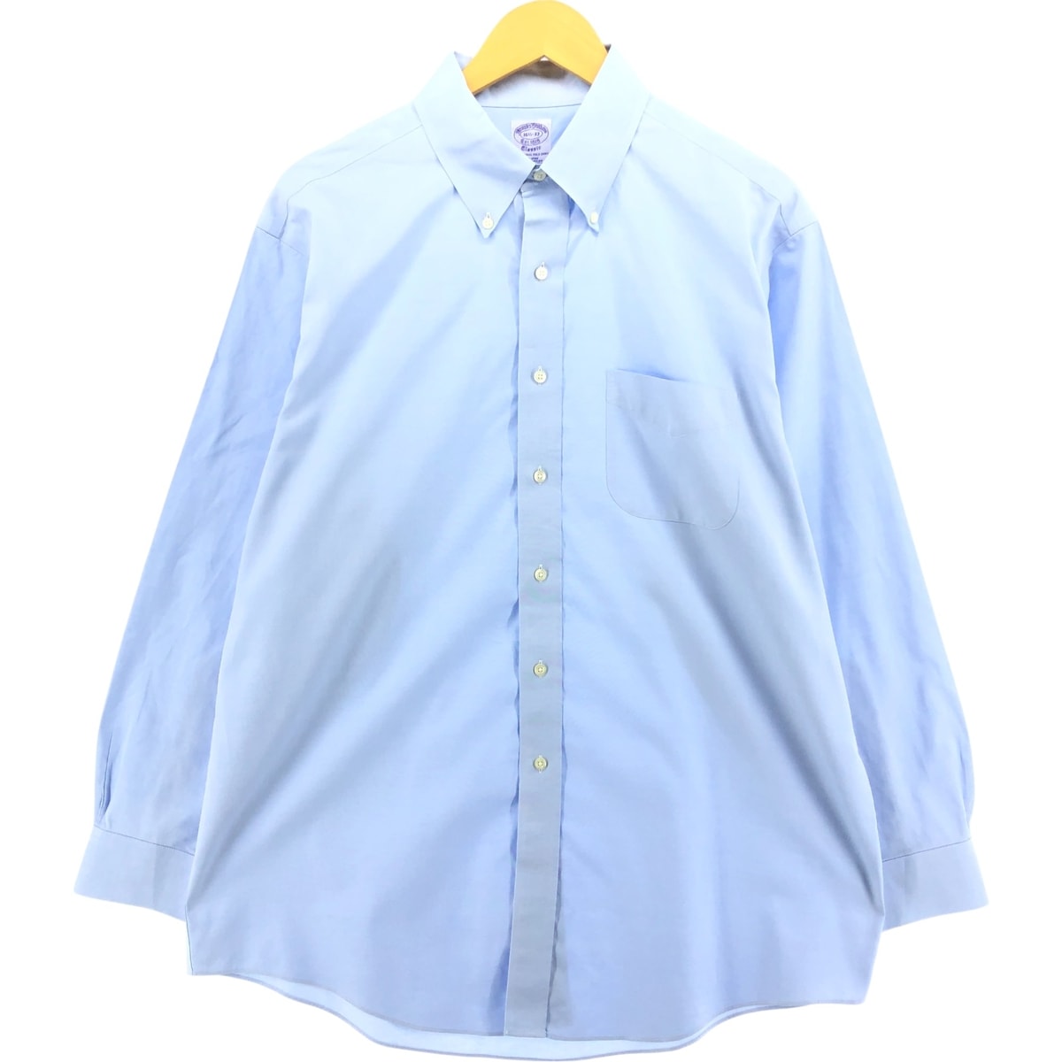 古着 ブルックスブラザーズ Brooks Brothers Est.1818 Classic 長袖 ボタンダウンシャツ メンズL相当/eaa539795