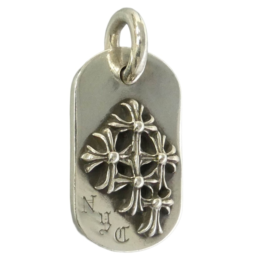 Chrome Hearts Raysd Cemetery Dog Tag New York Exclusive "Silver"