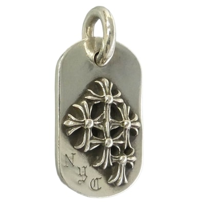 Chrome Hearts Raysd Cemetery Dog Tag New York Exclusive "Silver"