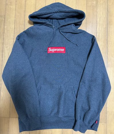 Supreme Box Logo Hooded Sweatshirt "Charcoal" (21FW)