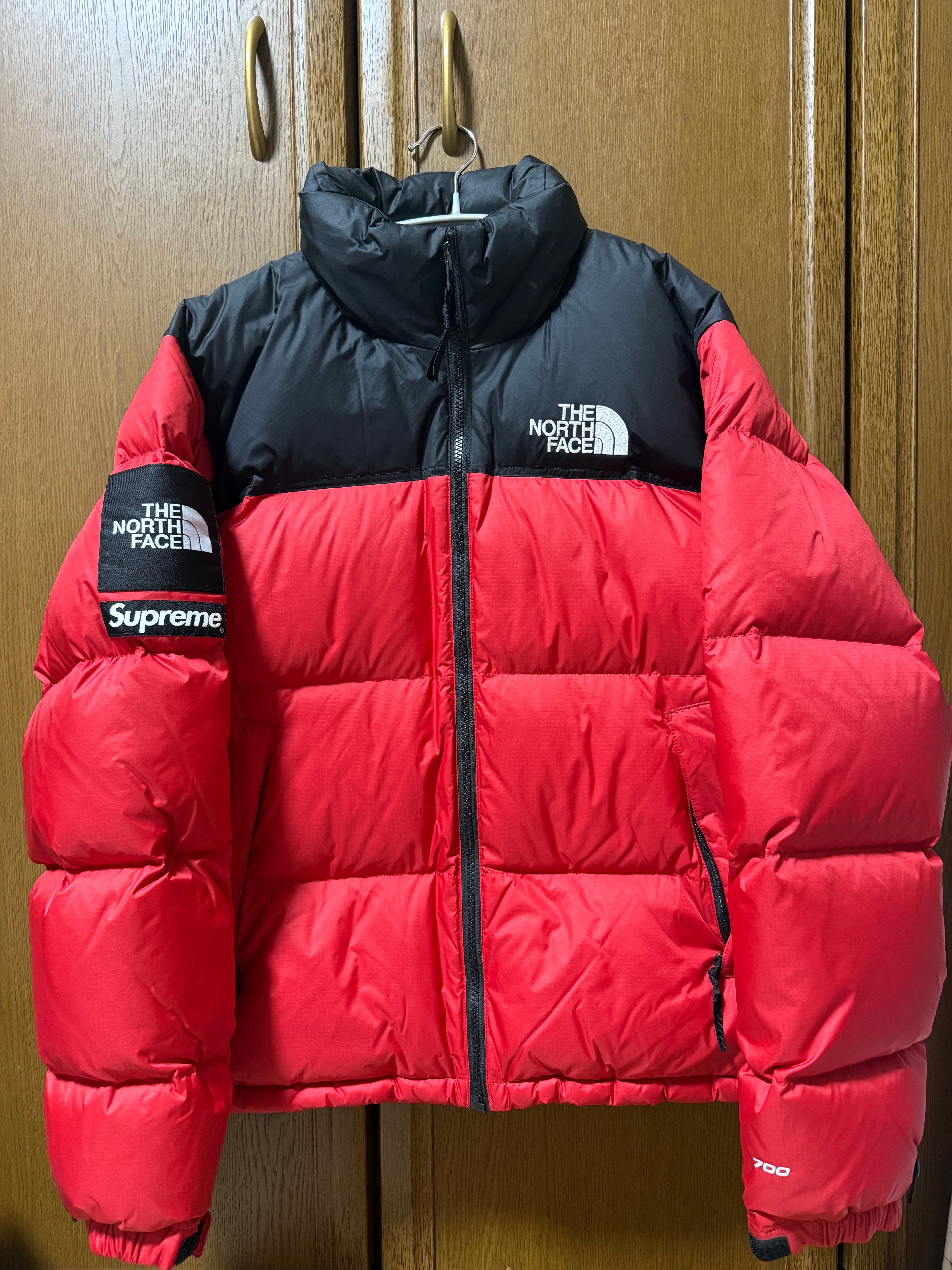 Supreme x The North Face Nuptse Jacket "Red"