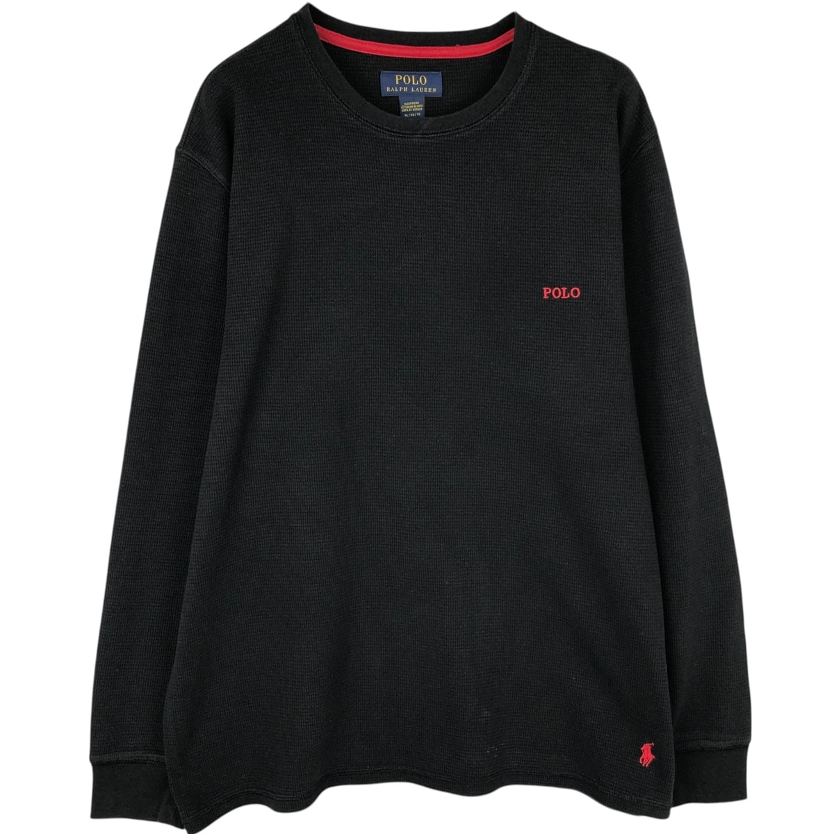 古着 ラルフローレン Ralph Lauren POLO RALPH LAUREN SLEEPWEAR サーマルロンT ワッフル メンズXL相当/eaa632431