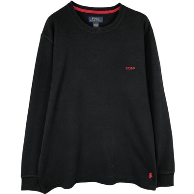古着 ラルフローレン Ralph Lauren POLO RALPH LAUREN SLEEPWEAR サーマルロンT ワッフル メンズXL相当/eaa632431