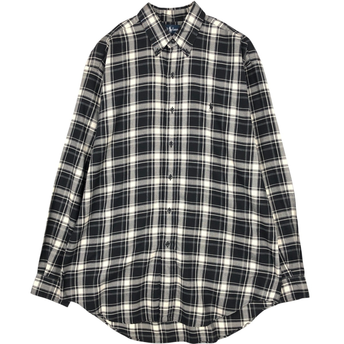 古着 ラルフローレン Ralph Lauren BLAKE 長袖 ボタンダウンチェックシャツ メンズM相当/eaa676614