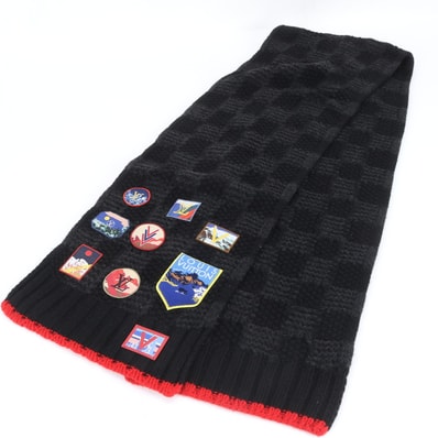 ■美品 ルイヴィトン エシャルプ ヘルシンキ アルプス カシミヤ 100%