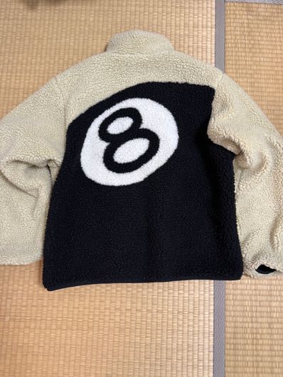 Stussy 8 BALL SHERPA JACKET "Natural" 118498
