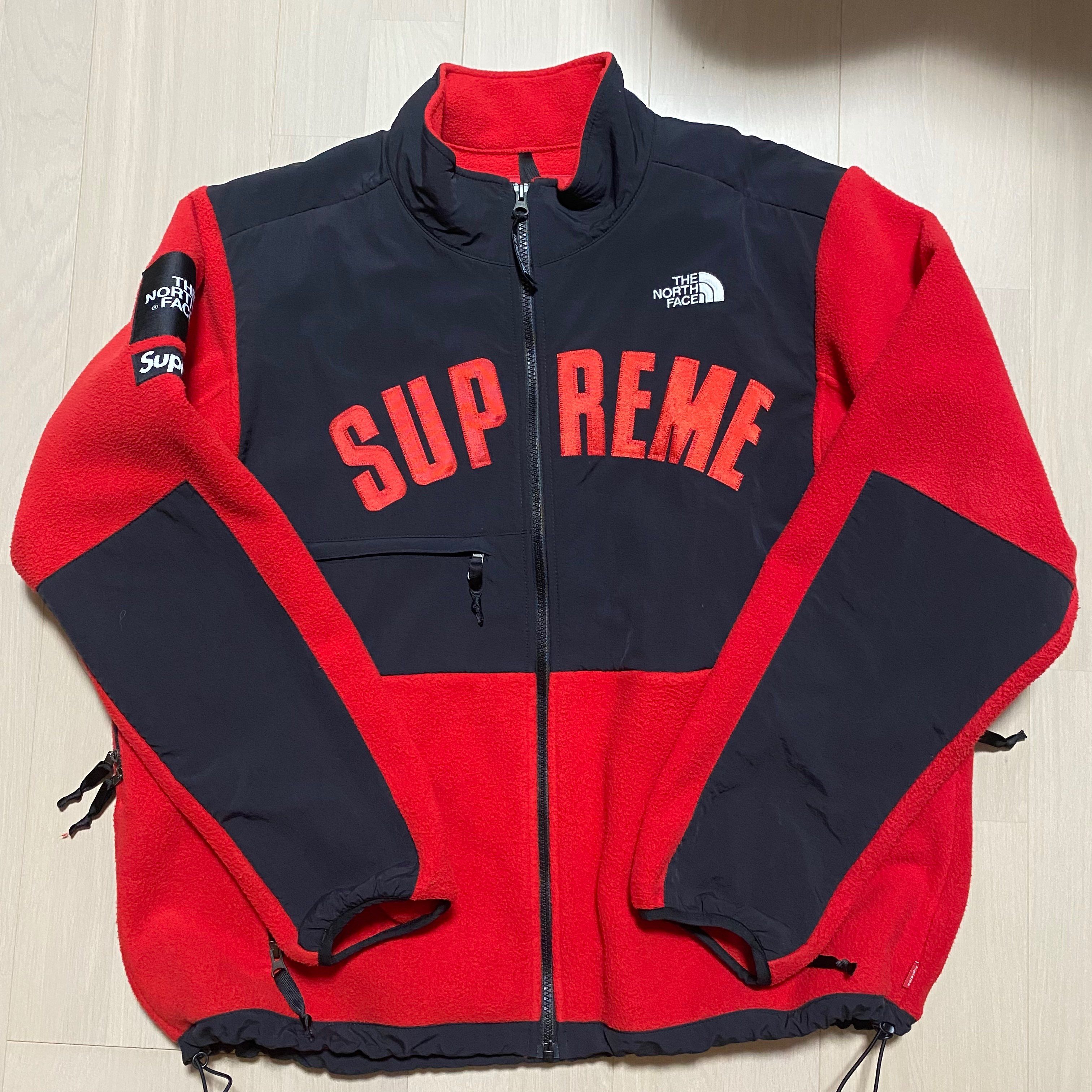 Supreme x The North Face Arc Logo Denali Fleece Jacket "Red"