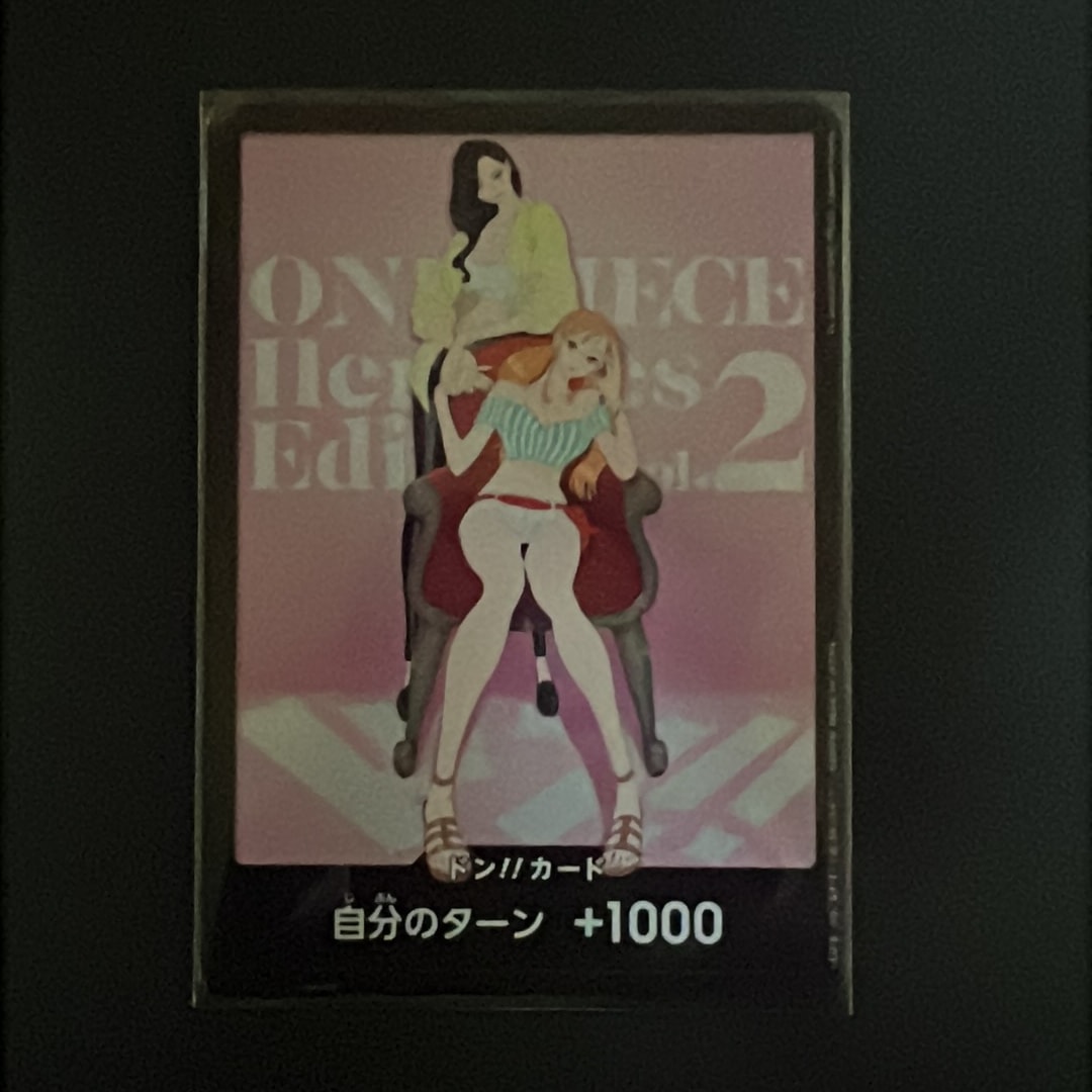 ドン!!カード (ナミ&ロビン)(エクストラブースター「ヒロインズエディション Vol.2」)