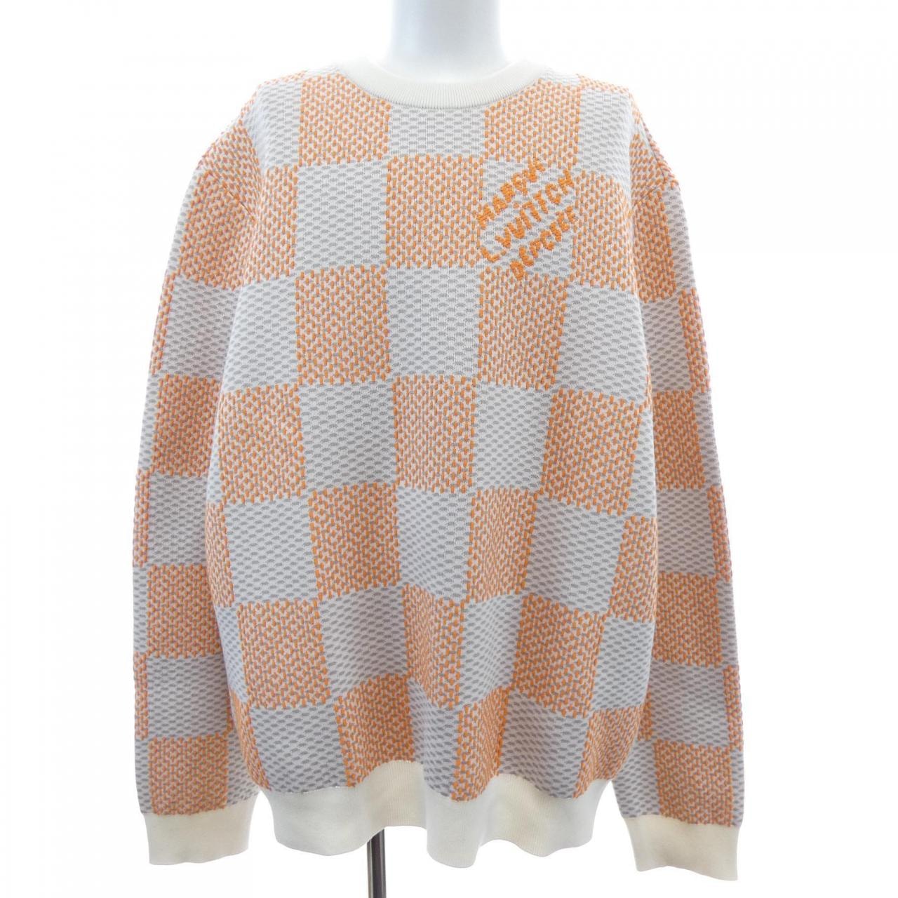 ルイヴィトン LOUIS VUITTON ダミエジャガードコットンプルオーバー HQN81WZ34 ニット