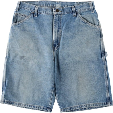 古着 ディッキーズ Dickies Relaxed Fit デニムペインターショーツ ショートパンツ メンズw34相当/eaa647974