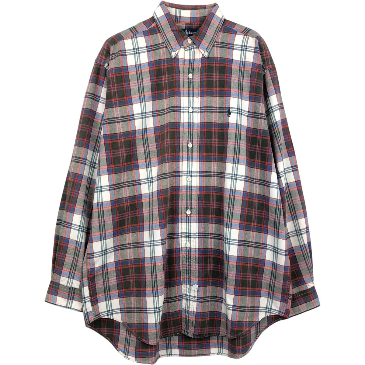 古着 ラルフローレン Ralph Lauren 長袖 ボタンダウンチェックシャツ メンズL相当/eaa661340