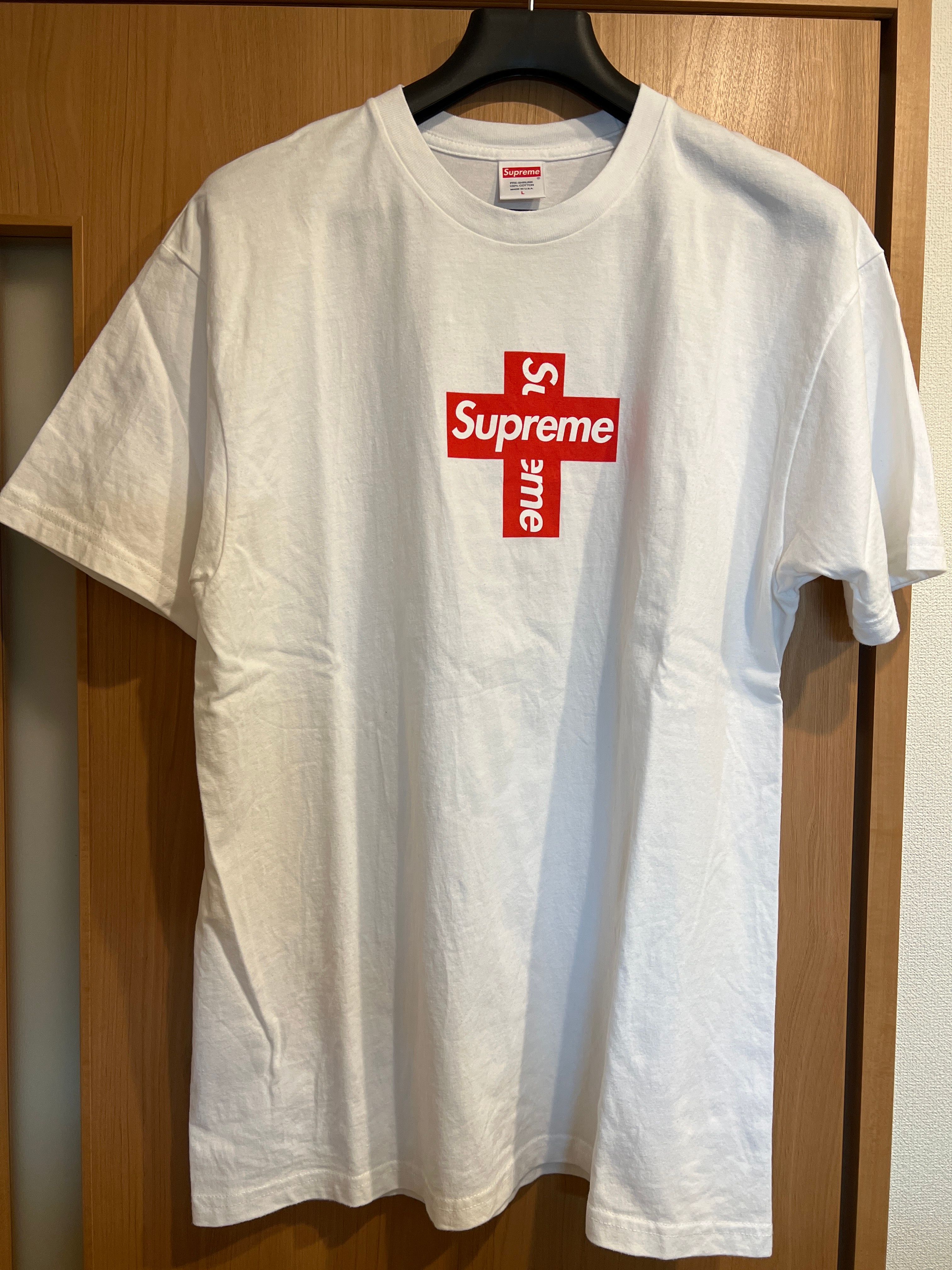 Supreme Cross Box Logo Tee "White"