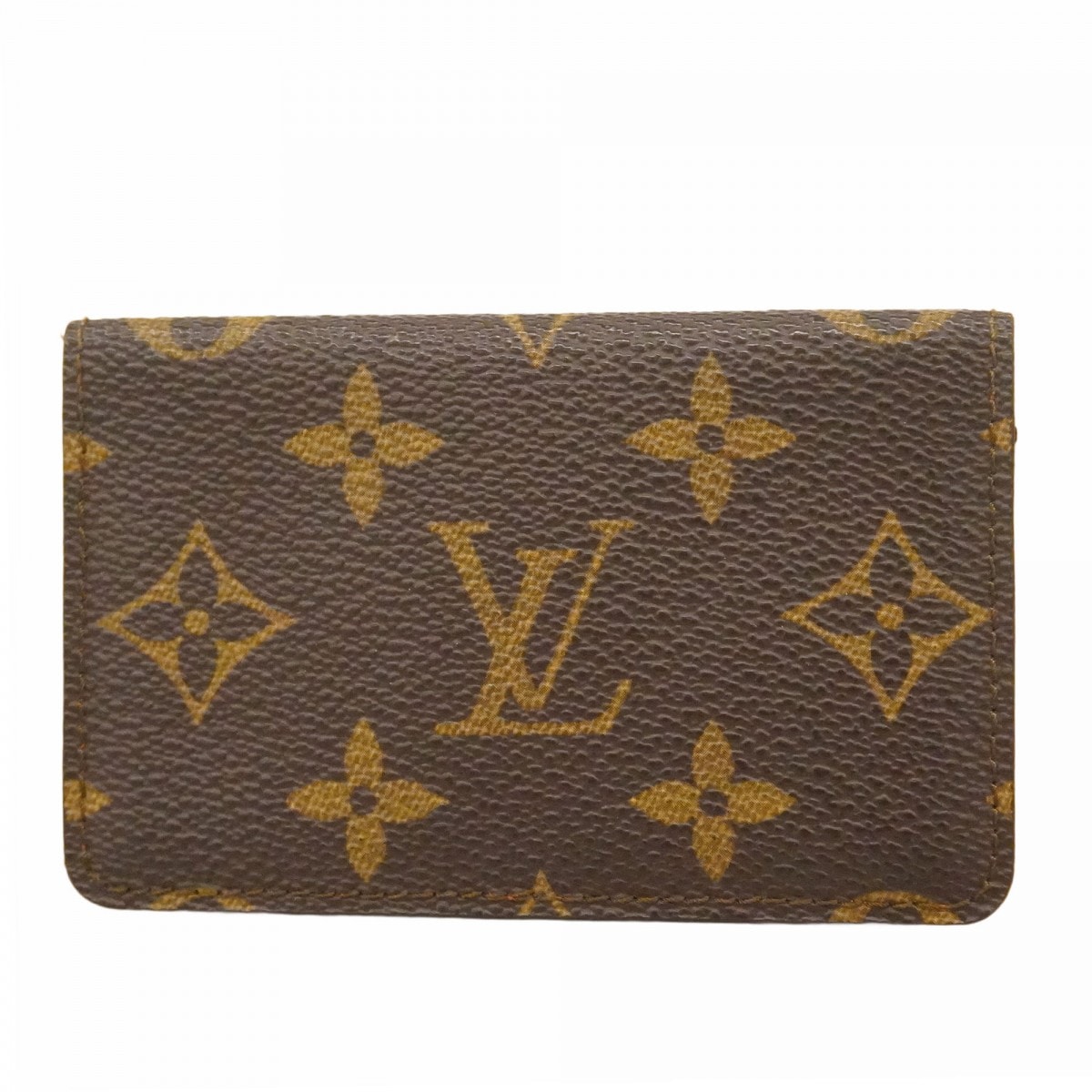 ★SALE【6cc2999-k】ルイヴィトン カードケース モノグラム ポシェットカルトヴィジット M56362 ブラウン【中古】メンズ レディース ユニセックス