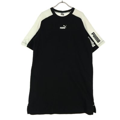 PUMA プーマ ワンポイント 半袖 Tシャツ M ブラック系