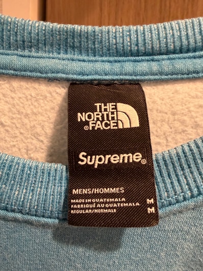 Supreme x The North Face Pigment Printed Crewneck "Blue"