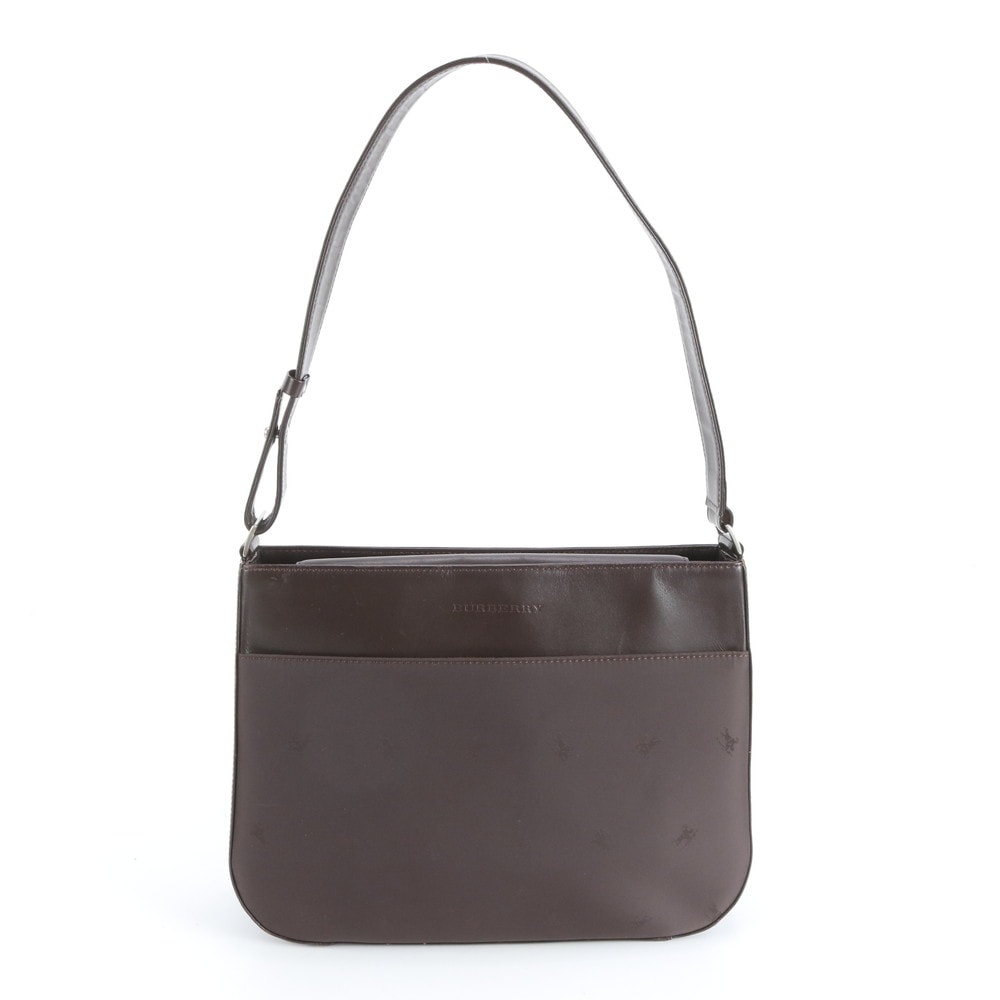 ■美品 バーバリー ショルダーバッグ レザー