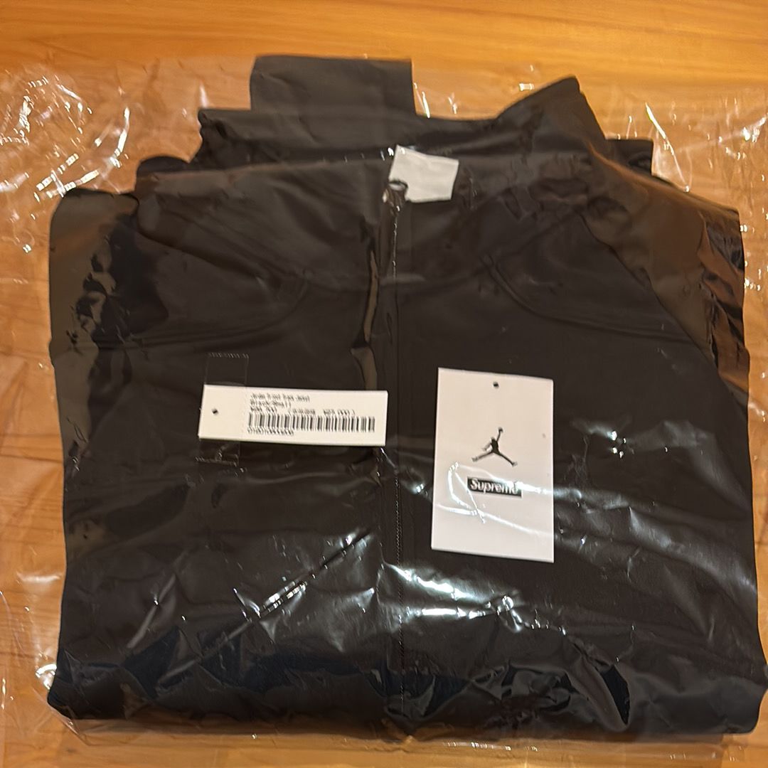 Supreme x Jordan Tricot Track Jacket "Black"
