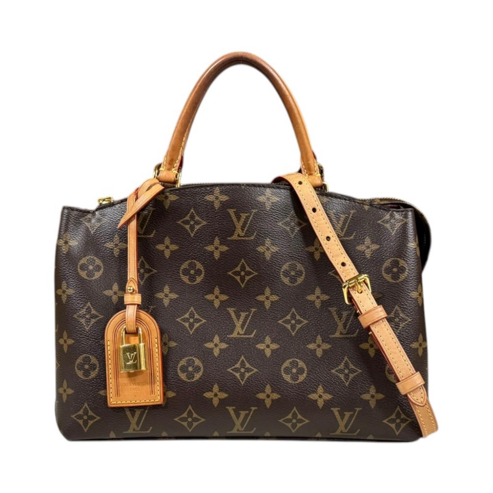 ルイヴィトン プティパレPM モノグラム ショルダーバッグ モノグラムキャンバス M45900 ブラウン レディース LOUIS VUITTON  中古