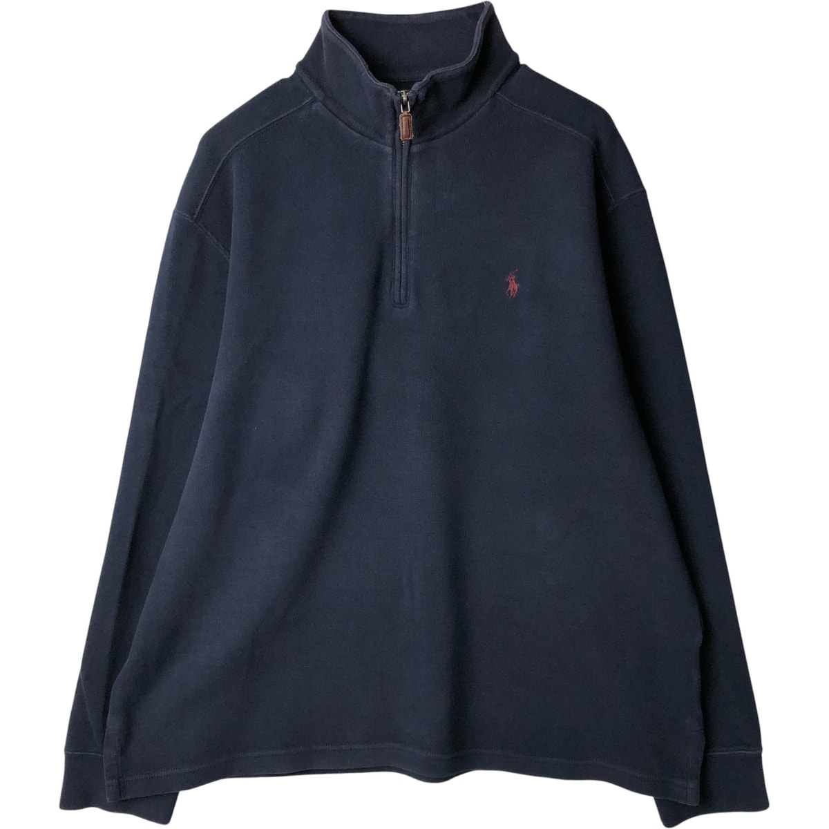 古着 ラルフローレン Ralph Lauren POLO by Ralph Lauren ハーフジップスウェットシャツ トレーナー メンズXL相当/eaa595634