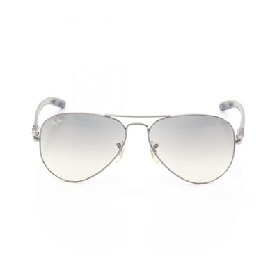 レイバン Ray-Ban AVIATOR サングラス 衣料品 メタル メンズ レディース グレー系 RB8307 004/32 【中古】
