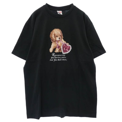 Supreme シュプリーム Tシャツ 25AW Dust Tee ダスト Tシャツ ロゴ プリント 半袖 カットソー ブラック系【新古品】【未使用】【中古】