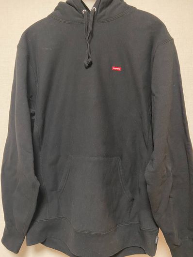 Supreme Small Box Hooded Sweatshirt "Black" (21SS)