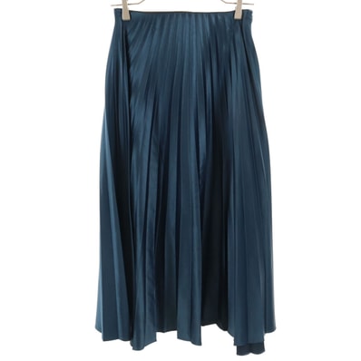 ZARA ザラ ロング丈 プリーツスカート XS ネイビー