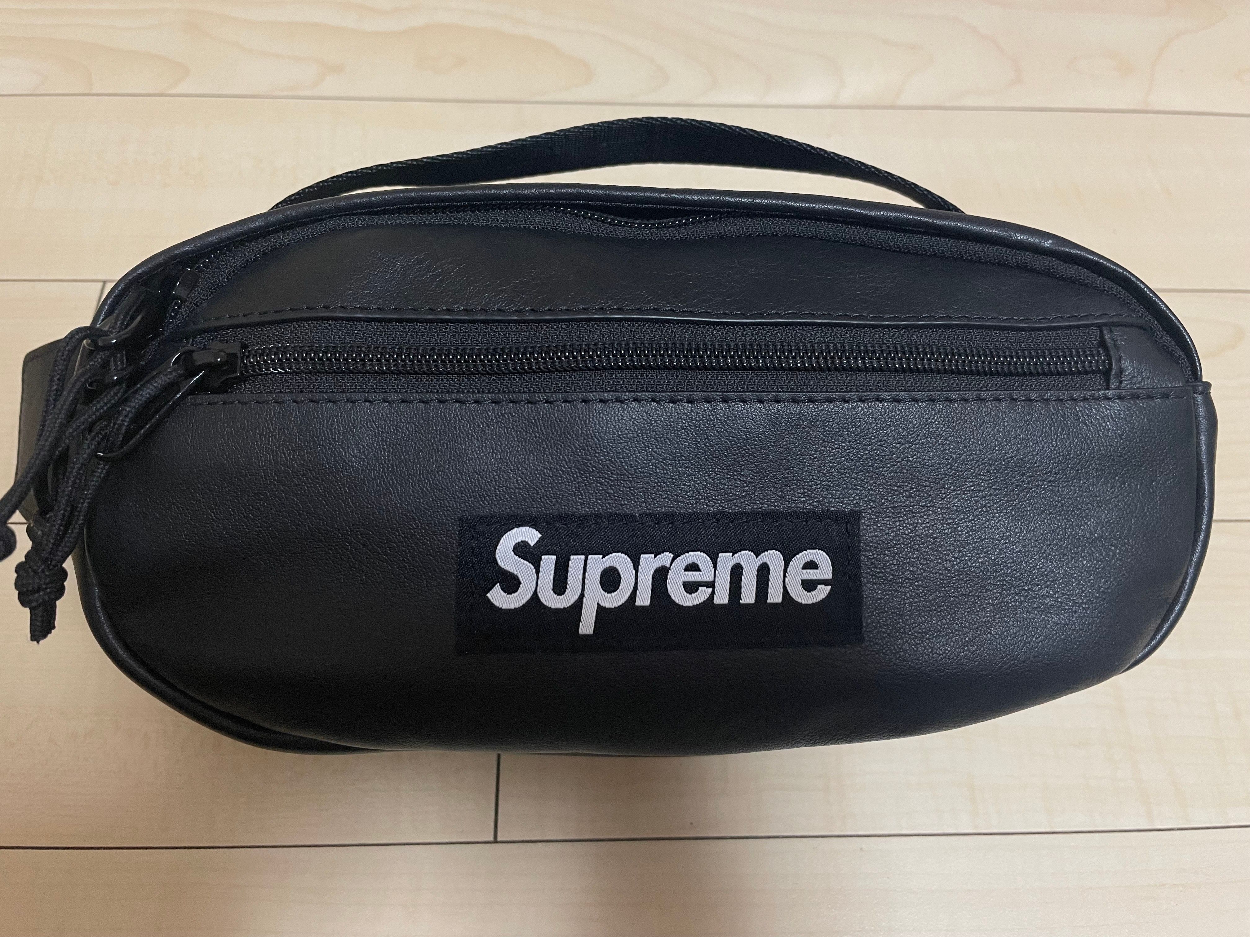 Supreme Leather Waist Bag 