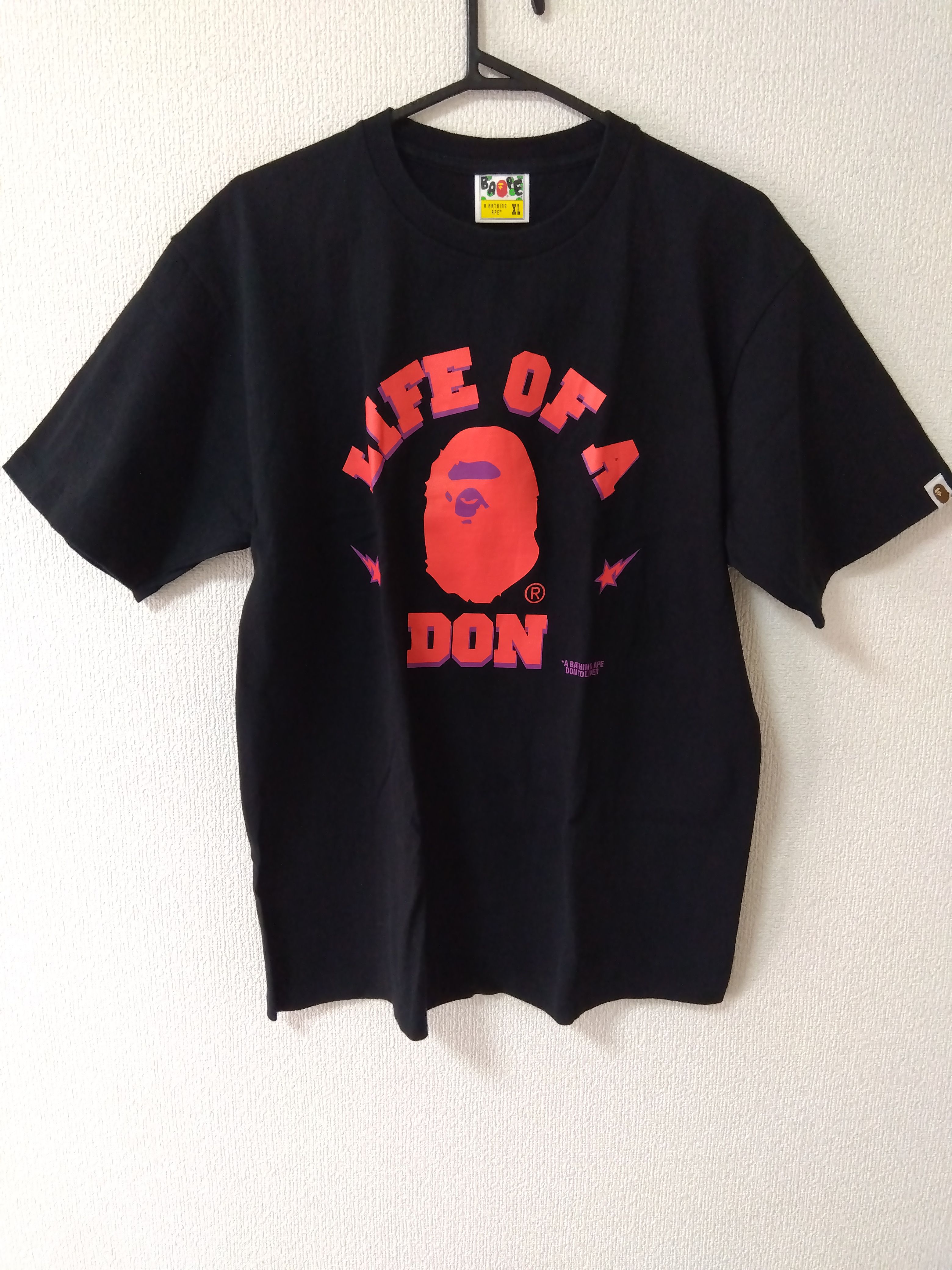 A BATHING APE X CACTUS JACK X DON TOLIVER TEE I "Black"