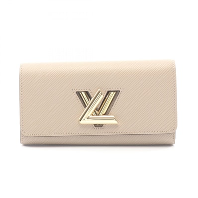 ルイ・ヴィトン LOUIS VUITTON ポルトフォイユ ツイスト エピ ガレ 二つ折り長財布 財布 レザー レディース ベージュ系 M67510 【中古】