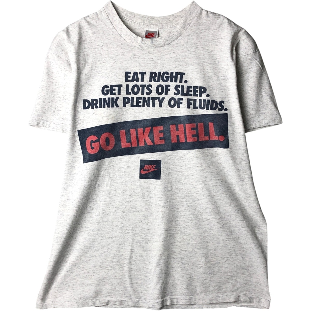 古着 90年代 ナイキ NIKE 銀タグ メッセージ スポーツプリントTシャツ USA製 メンズXXL相当 ヴィンテージ/eaa648838