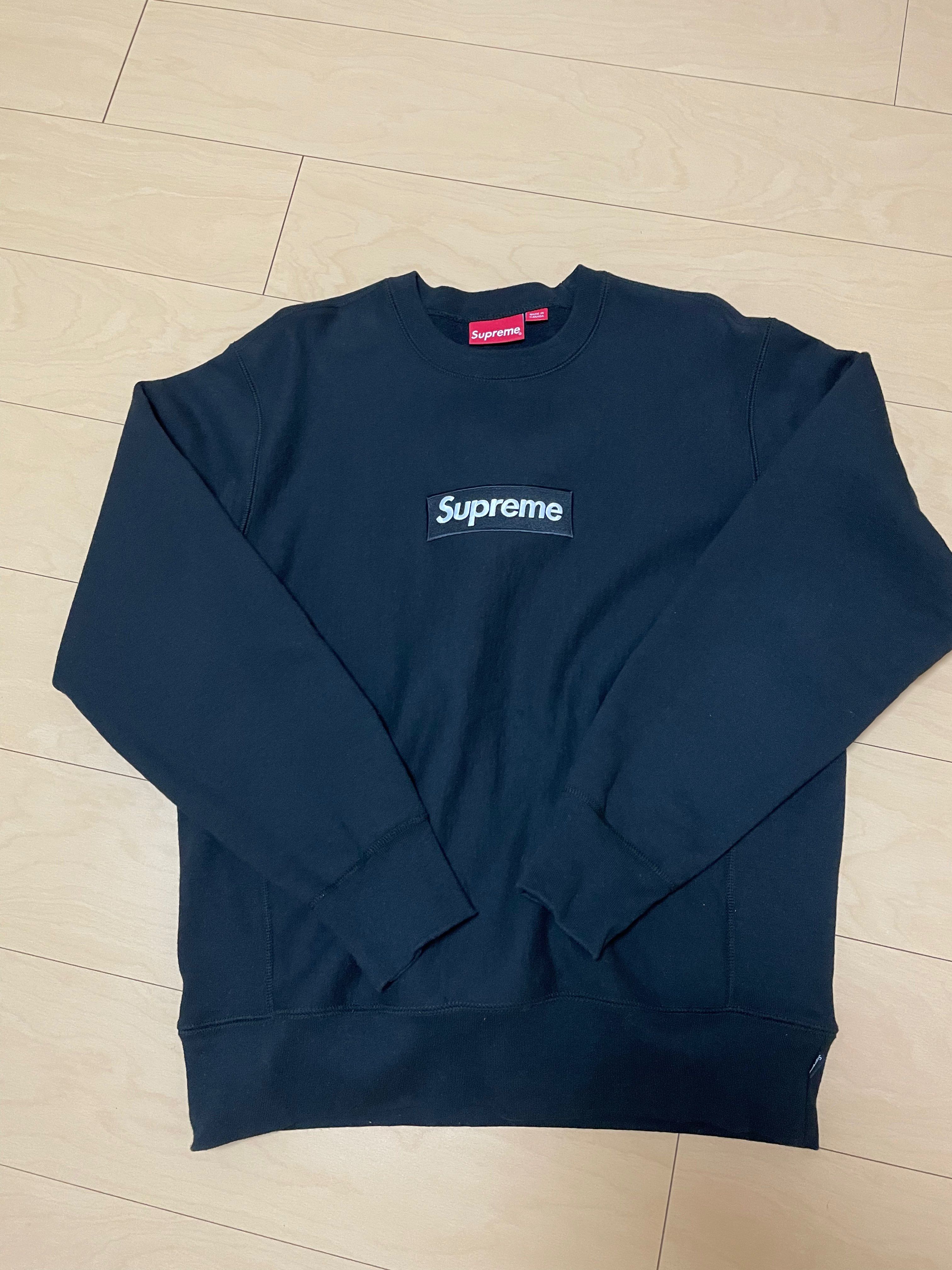 Supreme Box Logo Crewneck Sweatshirt "Black" (18FW)