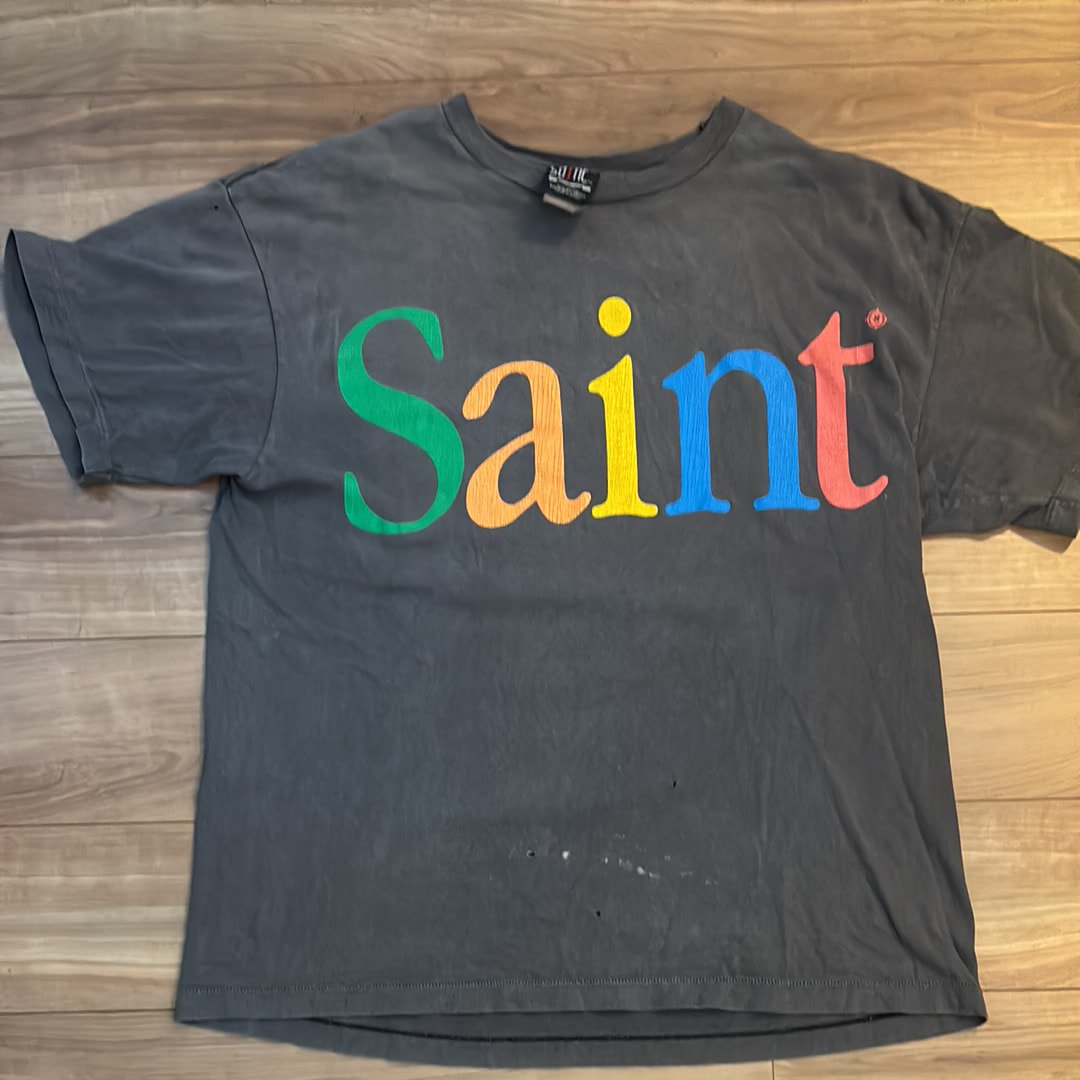 SAINT Mxxxxxx 24SS Coloful Saint SS Tee "Black"