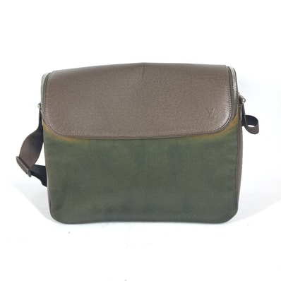ルイヴィトン LOUIS VUITTON タイミール M30868 タイガ 斜め掛け カバン メッセンジャーバッグ ショルダーバッグ タイガレザー グリズリ ブラウン
