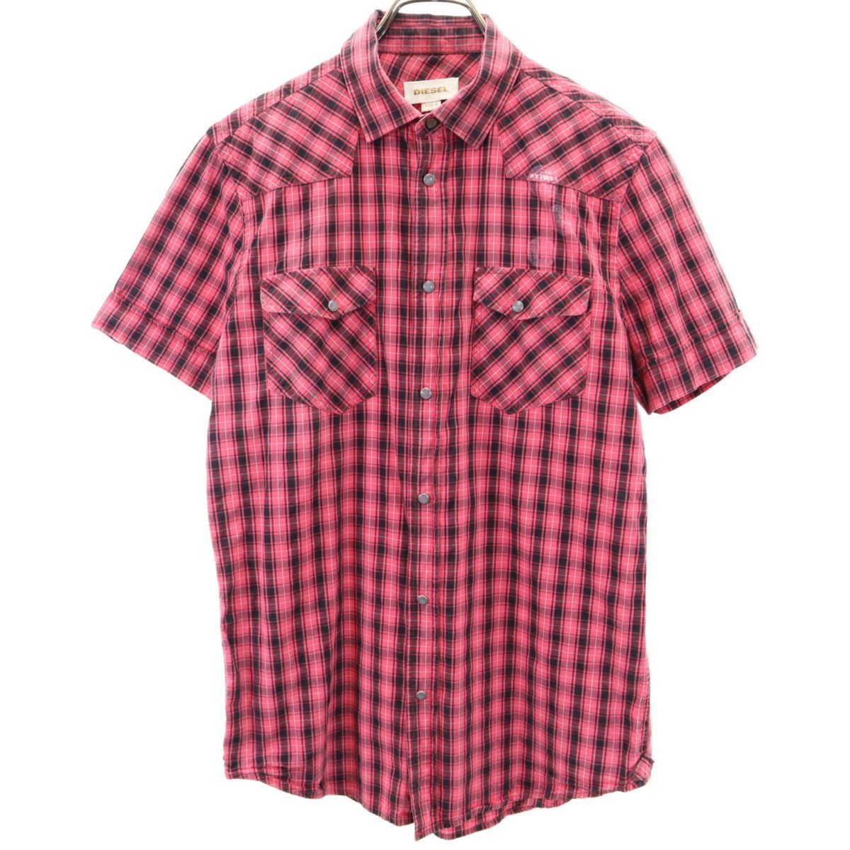 DIESEL 半袖 ウエスタンシャツ