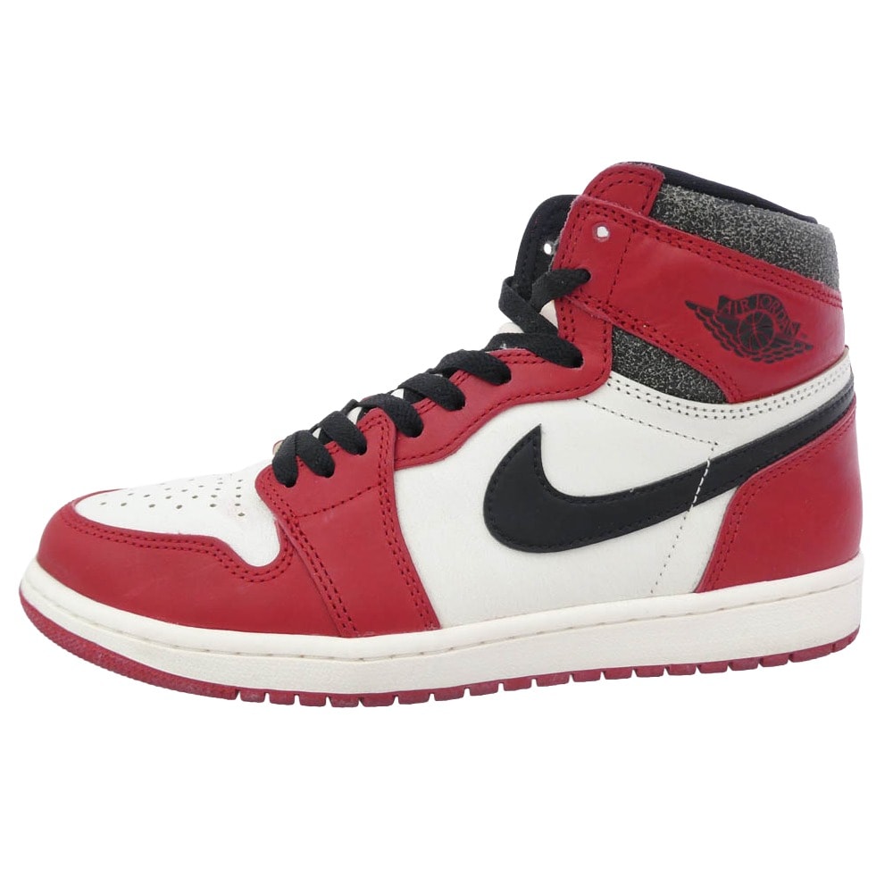 NIKE AIR JORDAN ナイキ ジョーダン スニーカー DZ5485-612 Air Jordan 1 High OG Lost & Found Chicago AJ1 エアジョーダン ハイ スニーカー ホワイト系 レッド系【中古】