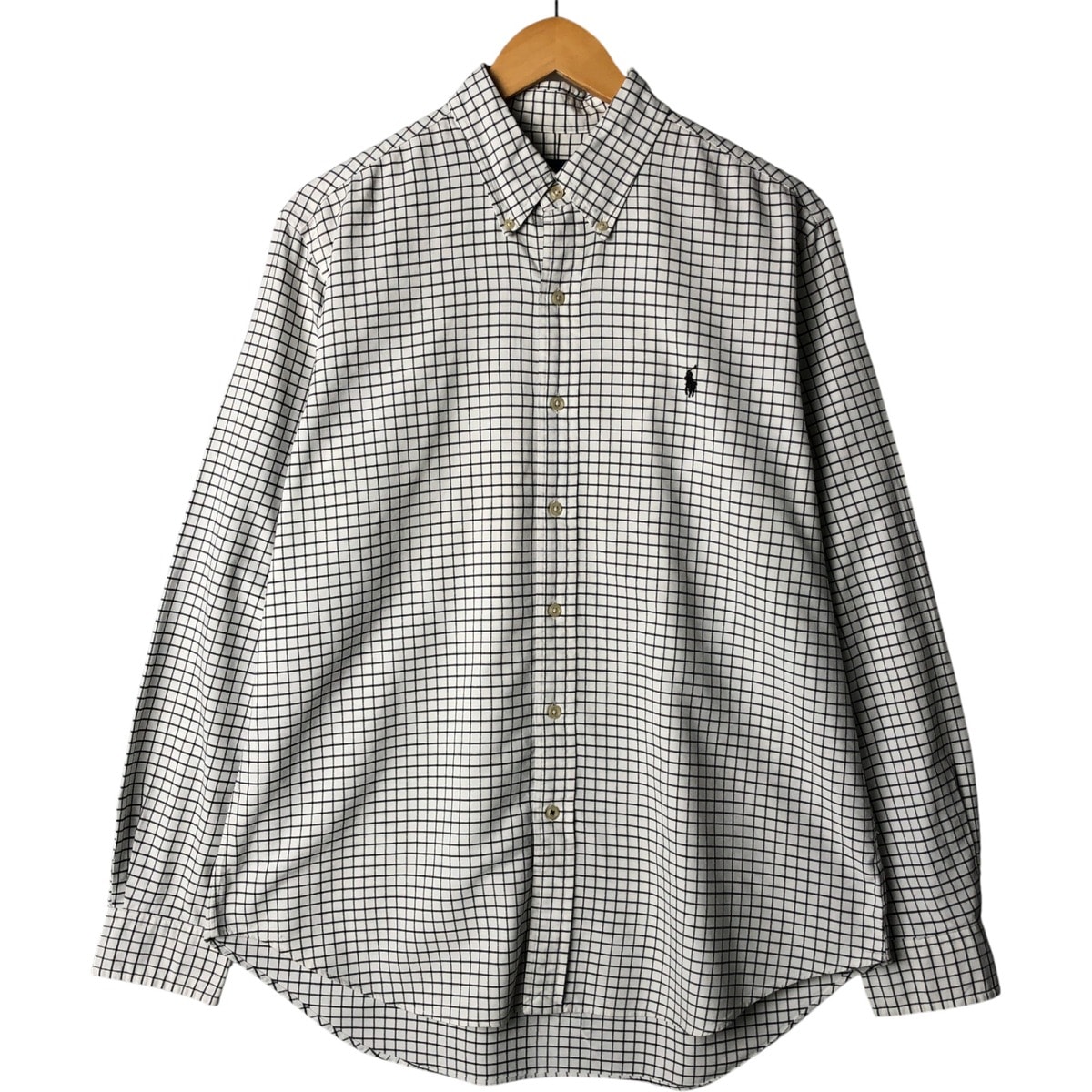 古着 ラルフローレン Ralph Lauren 長袖 ボタンダウンチェックシャツ メンズL相当/eaa570115